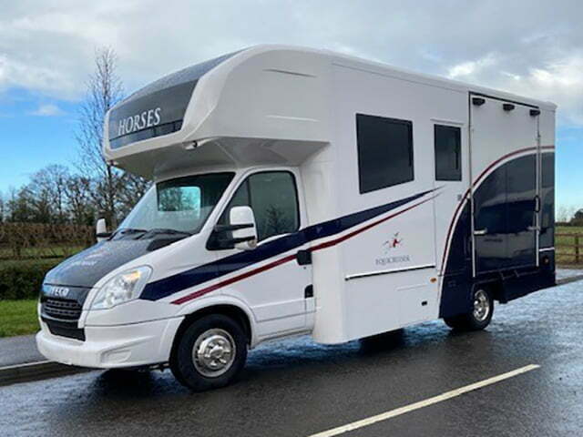 Horsebox builders Equicruiser in Westbury Wiltshire with three new Equicruisers