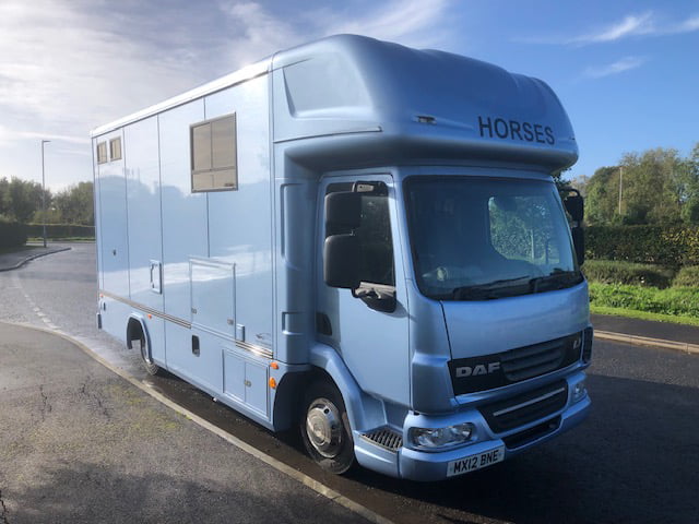 2012 DAF LF 7.5t K&S horse box 2012 DAF LF 7.5t K&S horse box
